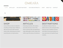 Tablet Screenshot of omkaralife.com